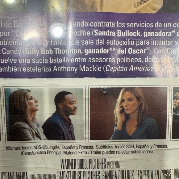 Drama Thriller DVD Movie Cover - 'Crisis' Featuring Sunglasses Figure - Picture 3 of 3